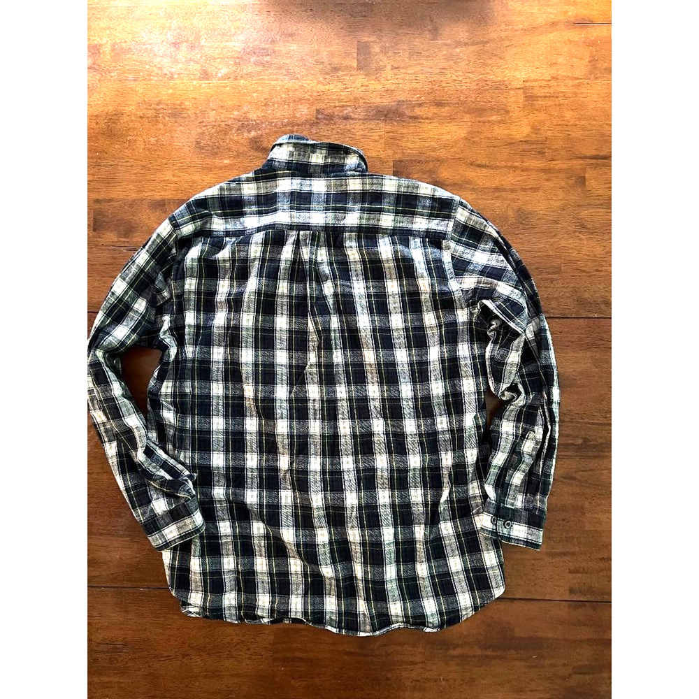 Mens L.L.Bean Traditional Fit Long Sleeve Flannel Shirt, Size L - Picture 3 of 3